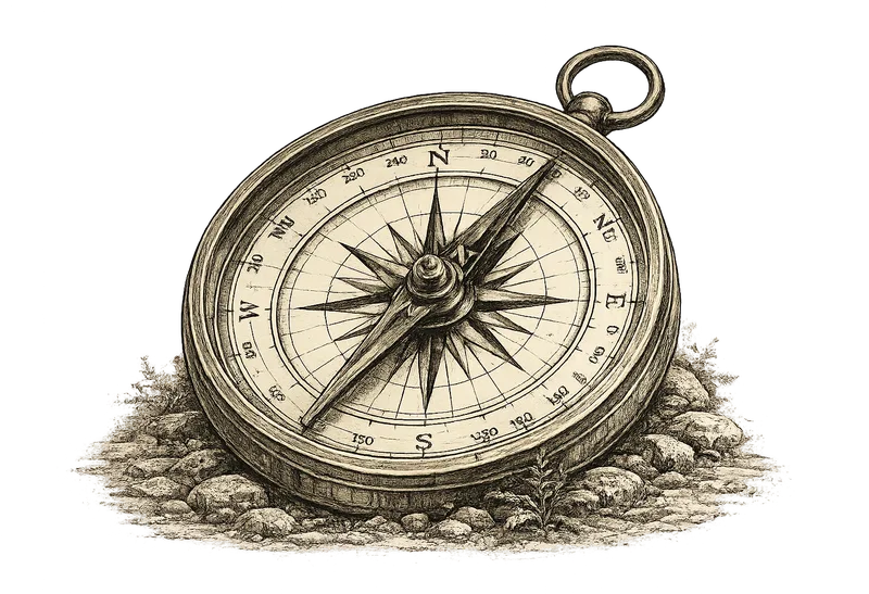 A compass